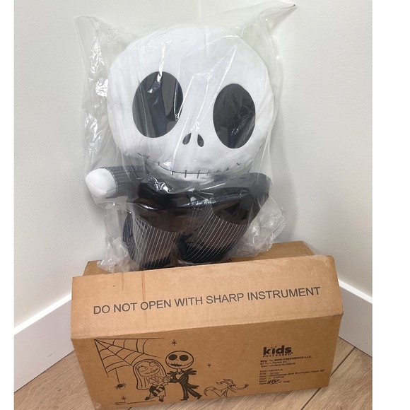 Disney Jack Skellington Plush 25" Kids Preferred Nightmare‎ Before Christmas NIB - Picture 2 of 7